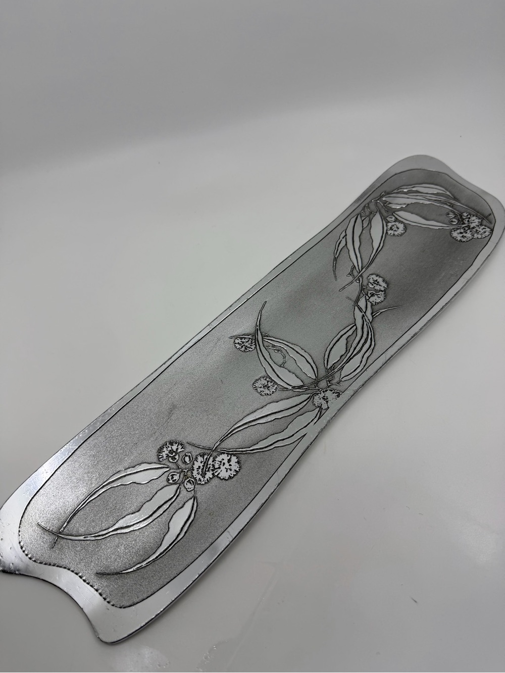 Vintage Don Sheil Australia Flowering Gum Aluminum Serving Tray
